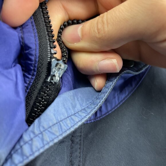 VTG Chlorophylle Gore-Tex GTX Shell Jacket Retro Dark Blue / Purple Men S Read* - Picture 6 of 16